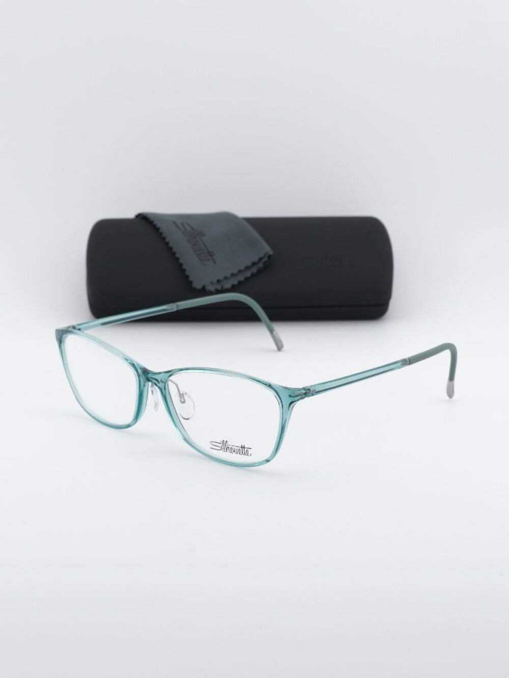 Silhouette SPX ILLUSION FULLRIM 1603/75 5111 Round Eyeglasses 55mm – Blue